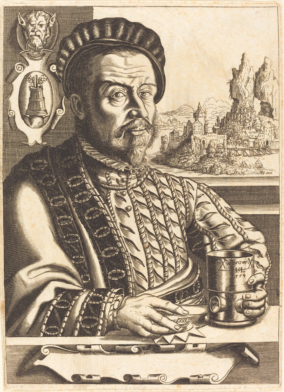 Ulrich Schwaiger , 1554. autorstwa Hans Sebald Lautensack