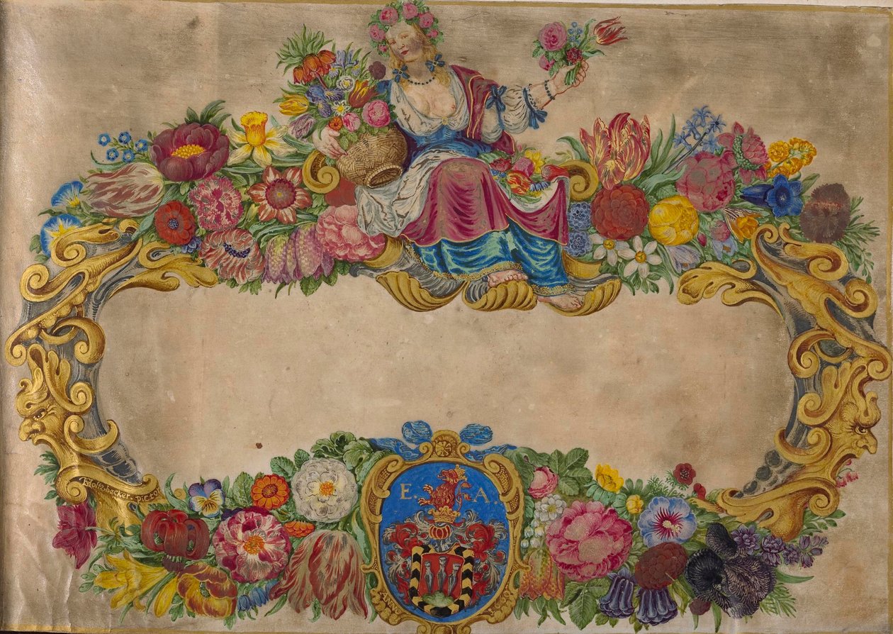 rysunek, album, druk autorstwa Hans Simon Holtzbecker