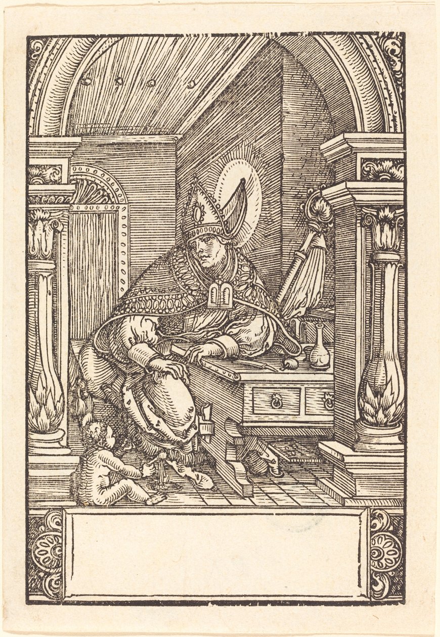 Święty Augustyn autorstwa Hans Springinklee