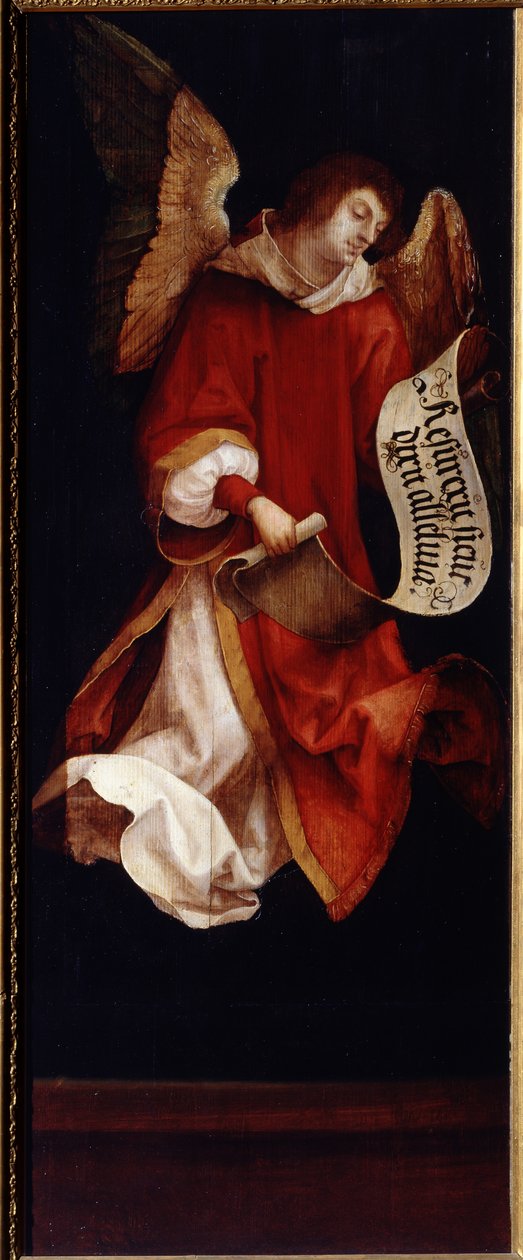 Anioł, 1519 autorstwa Hans Suess Kulmbach