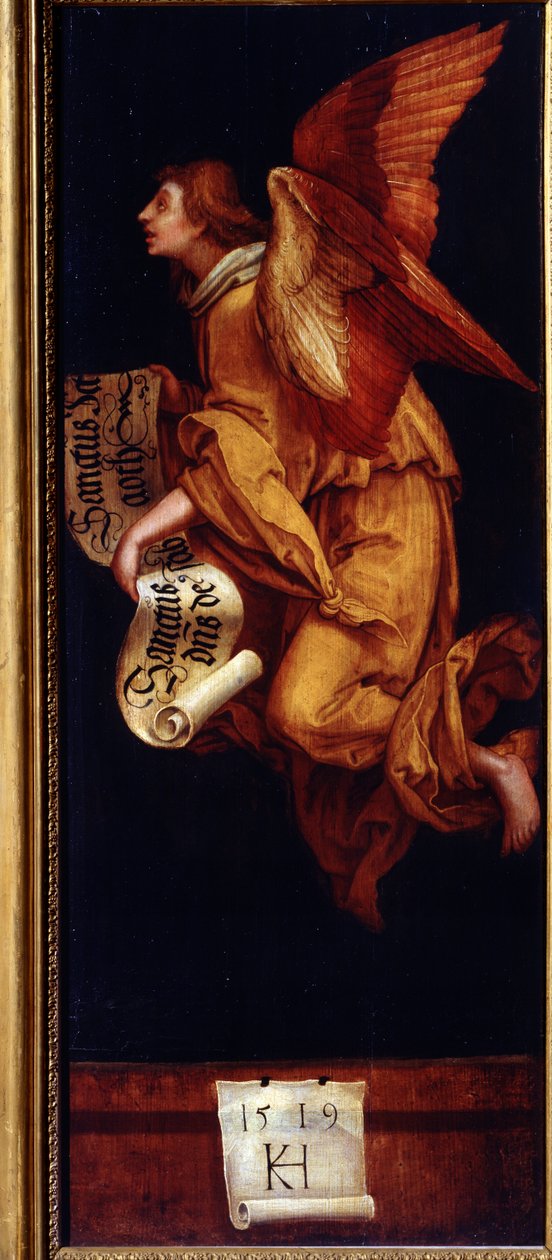 Anioł, 1519 autorstwa Hans Suess Kulmbach