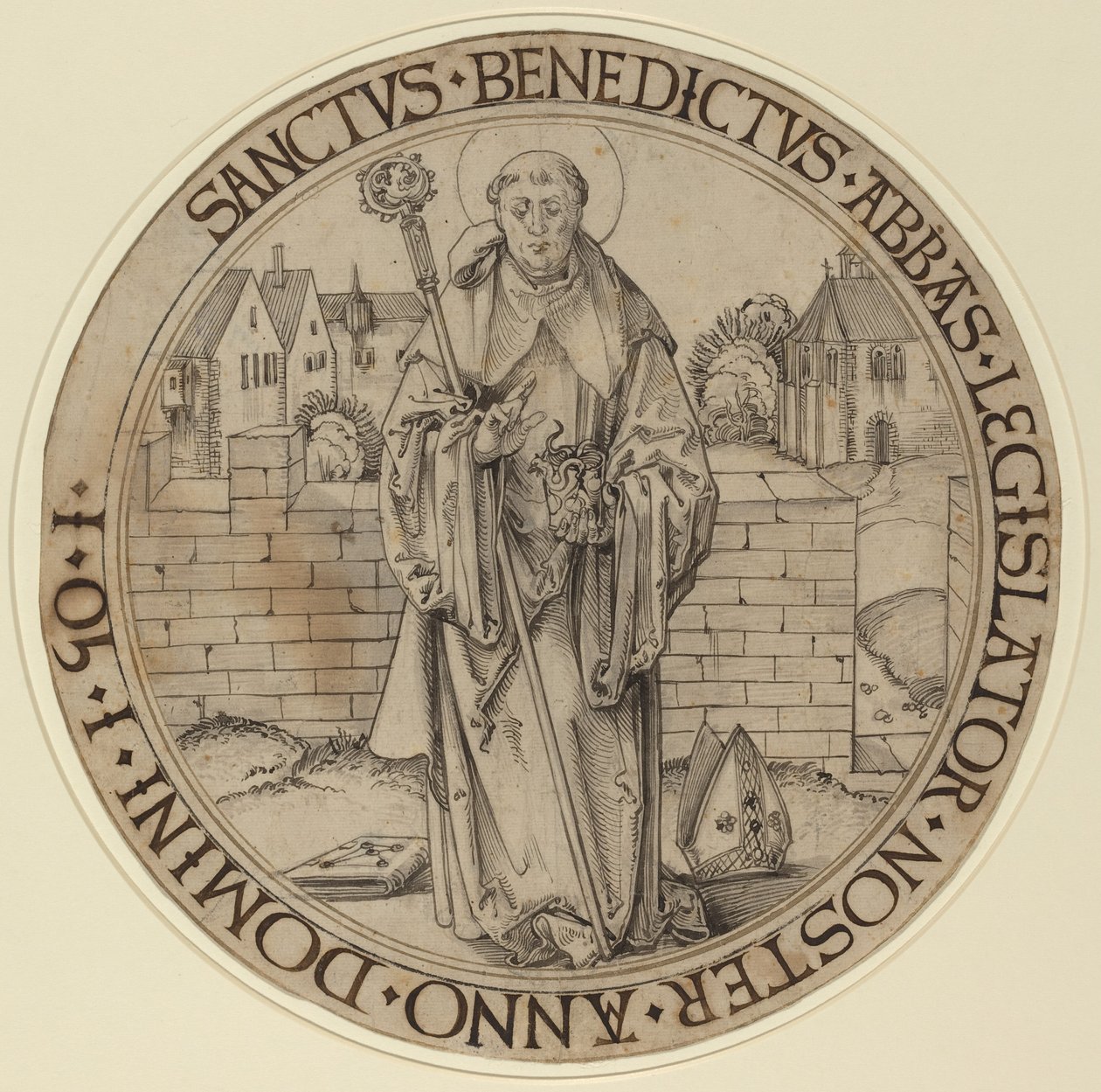 Św. Benedykt autorstwa Hans Süss von Kulmbach