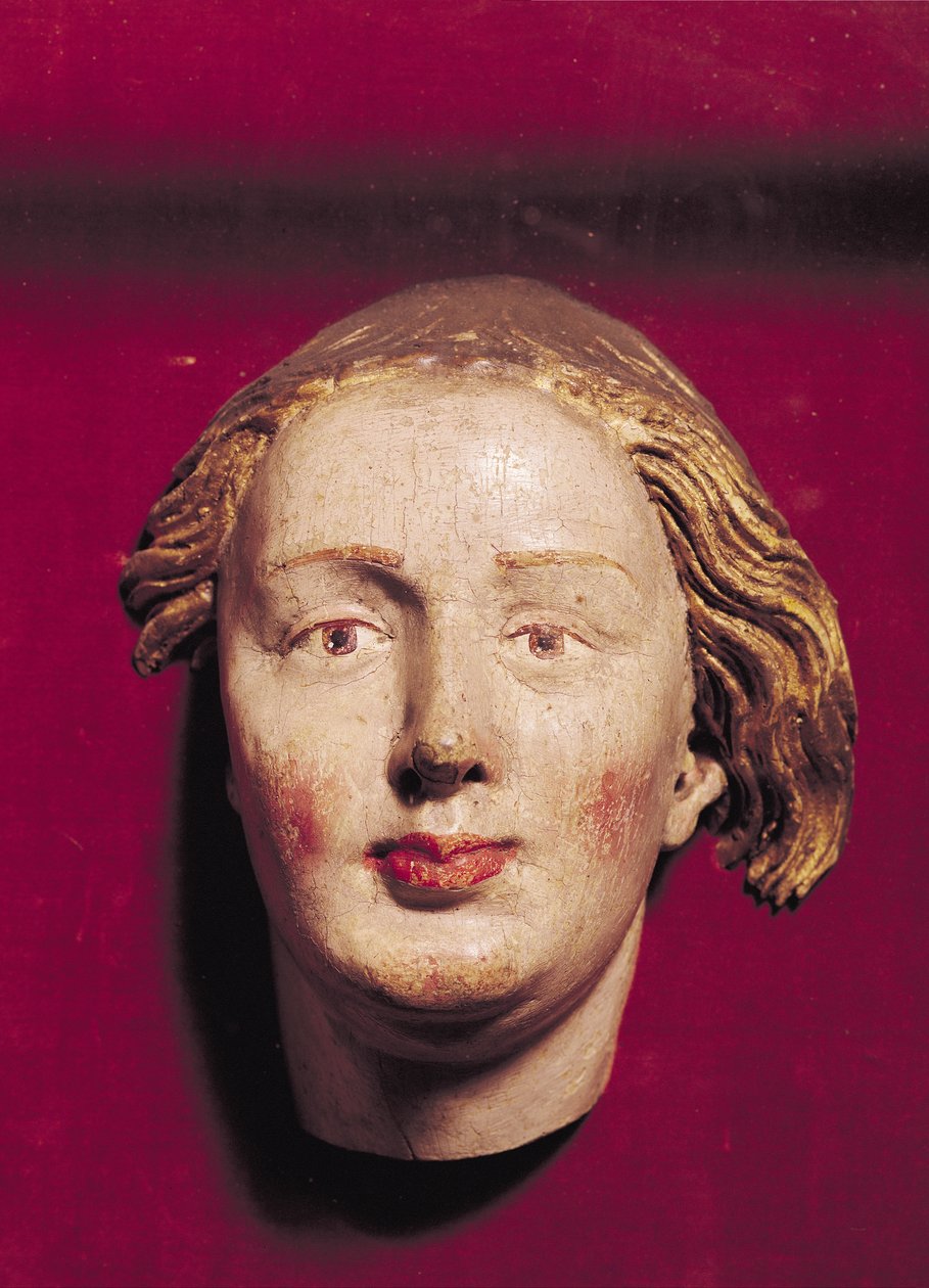 Głowa świętego, ok. 1520 (drewno malowane) autorstwa Hans Weiditz