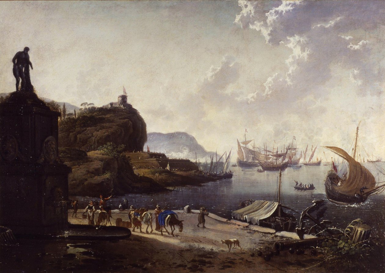 Port morski. autorstwa Hans de Jode