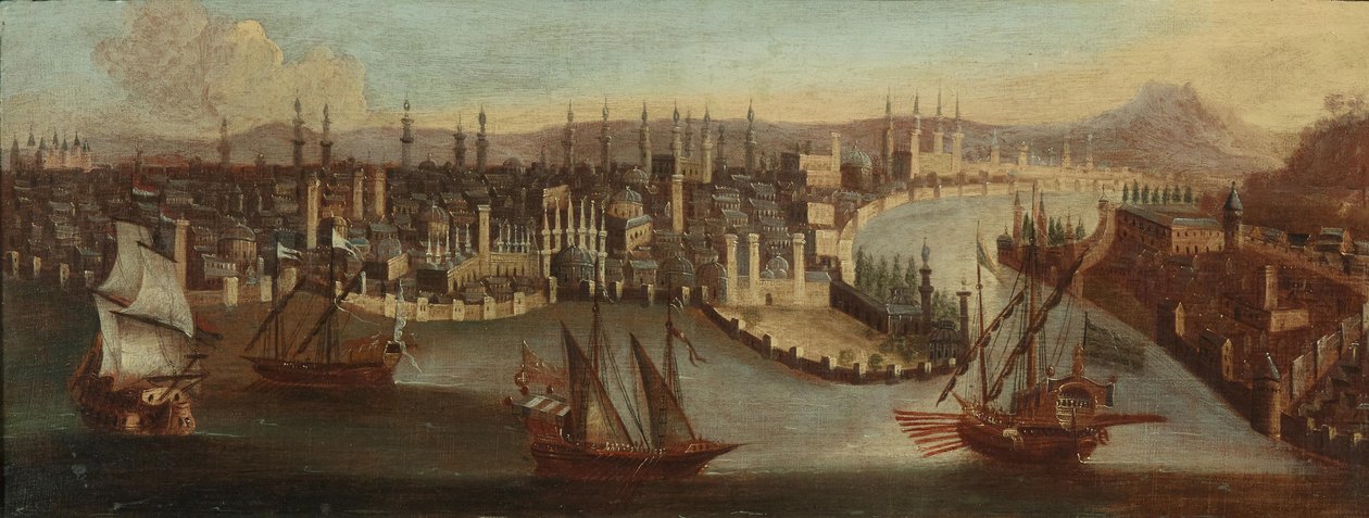Widok Konstantynopola. autorstwa Hans de Jode