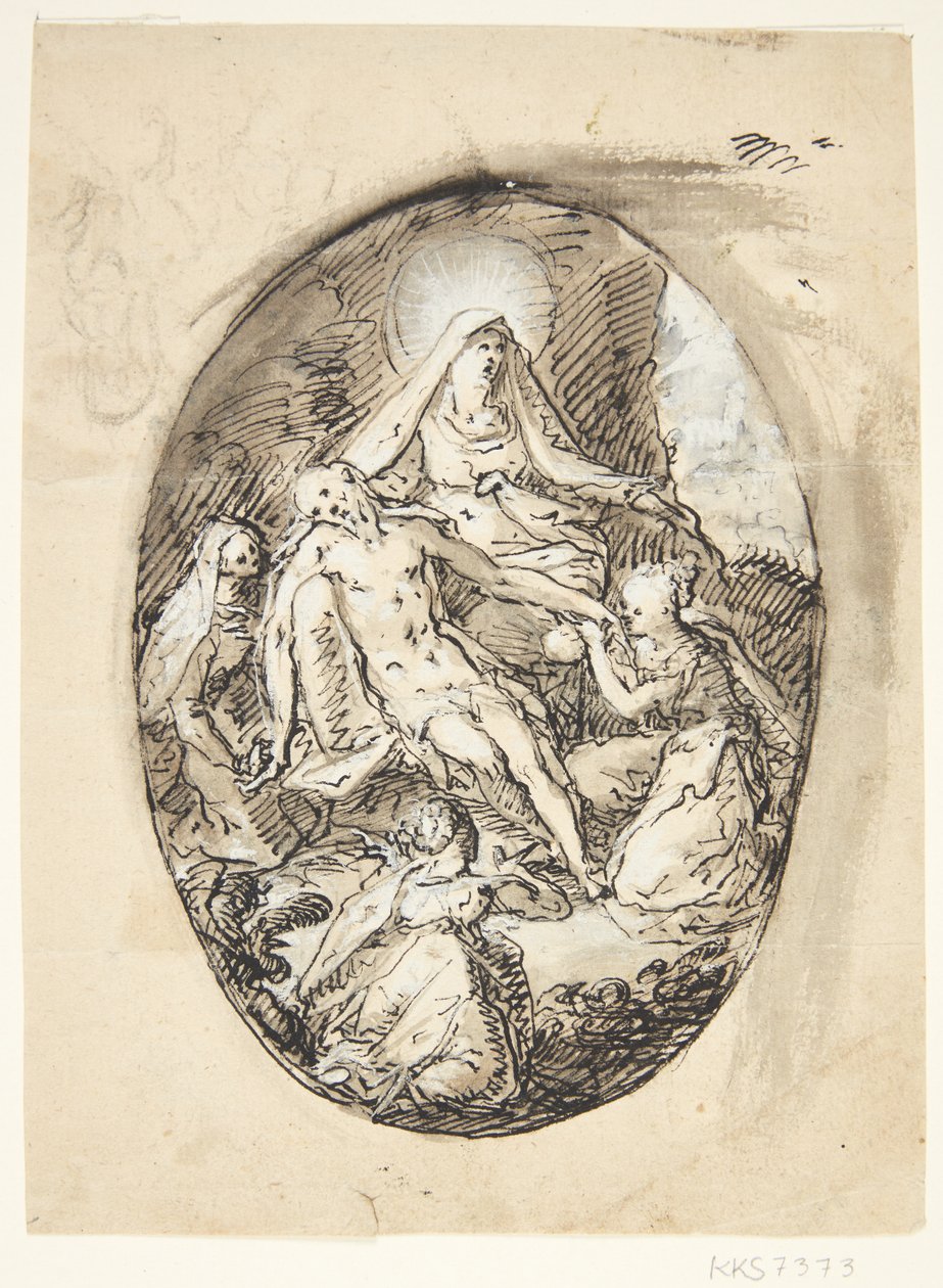 Żałoba autorstwa Hans von Aachen