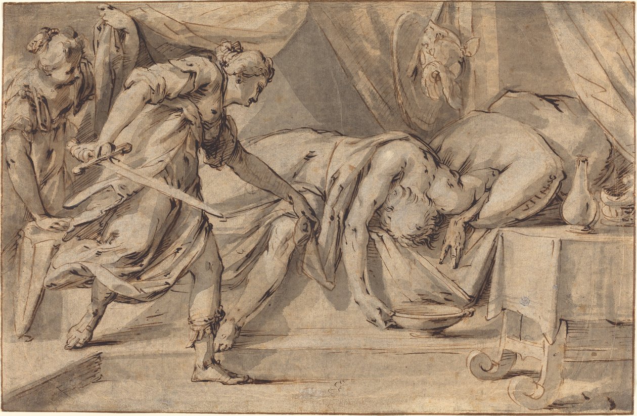 Judyta i Holofernes autorstwa Hans von Aachen