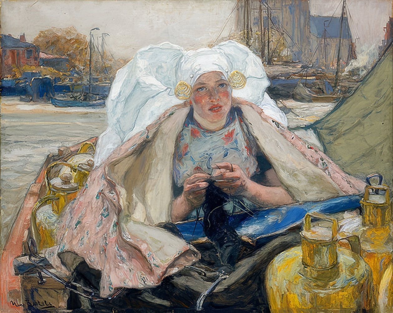 Dojarka z Dordrecht autorstwa Hans von Bartels