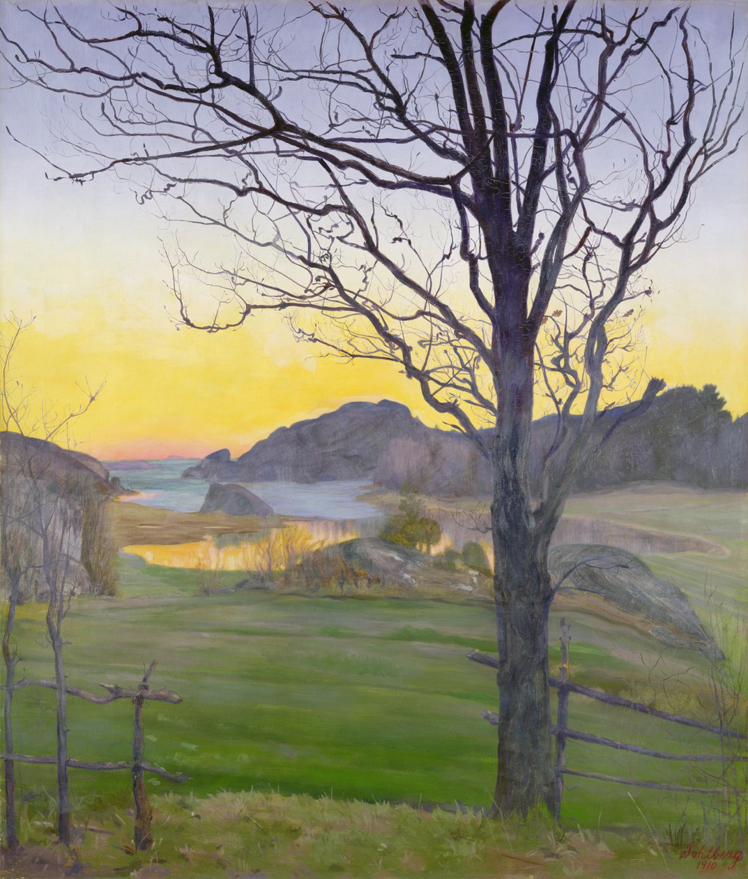 Jesienny krajobraz autorstwa Harald Oscar Sohlberg