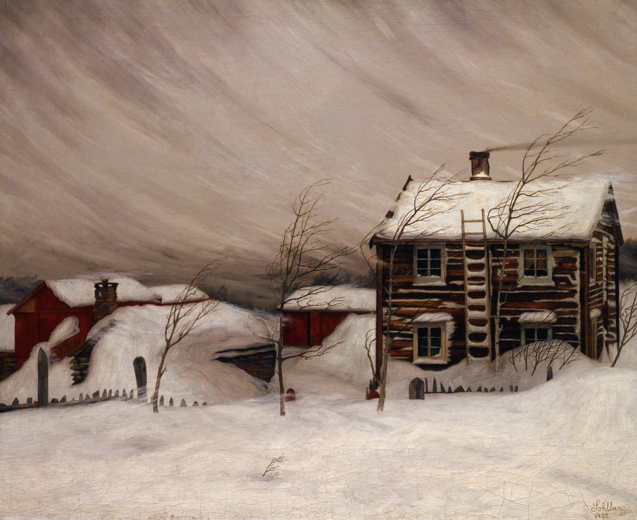 Zamieć autorstwa Harald Oscar Sohlberg