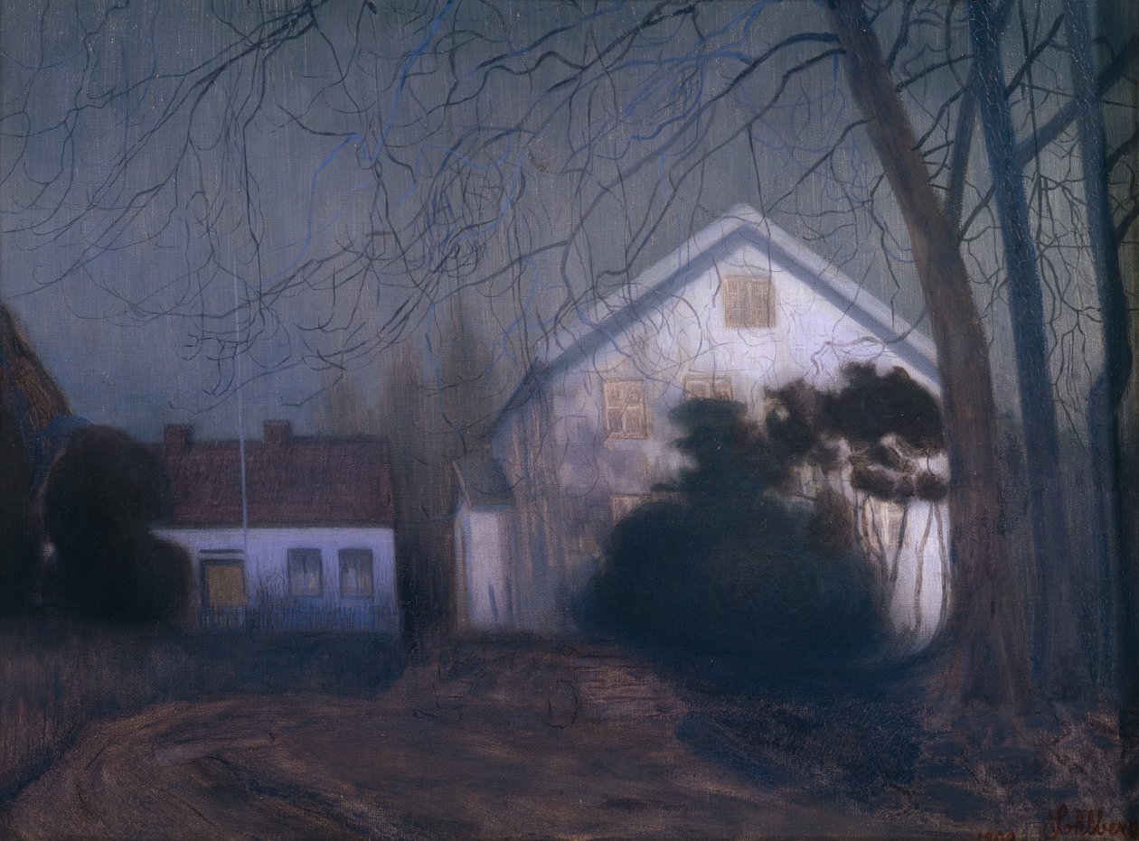 Księżycowa atmosfera autorstwa Harald Oscar Sohlberg
