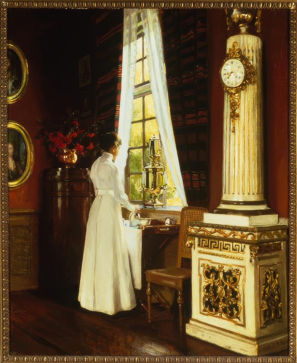 H.Slott-Möller, Poranna kawa / obraz, 1914 autorstwa Harald Slott Moller