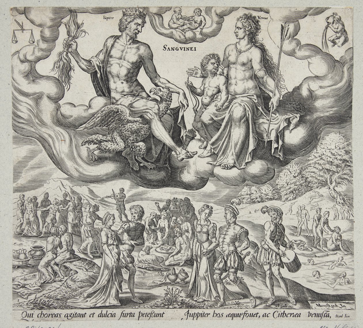 Sangwiniczny temperament autorstwa Harmen Jansz. Muller