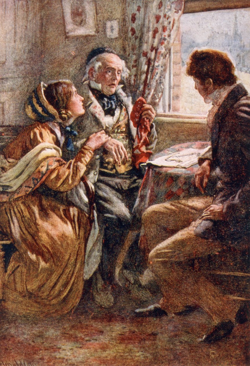 Артур Кленнам сайн мэдээг өгүүлэв, Б.В. Матц, 1924 он autorstwa Harold Copping