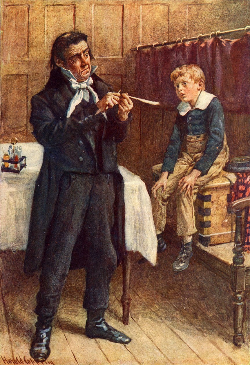 Nicholas Nickleby – Charles Dickens autorstwa Harold Copping
