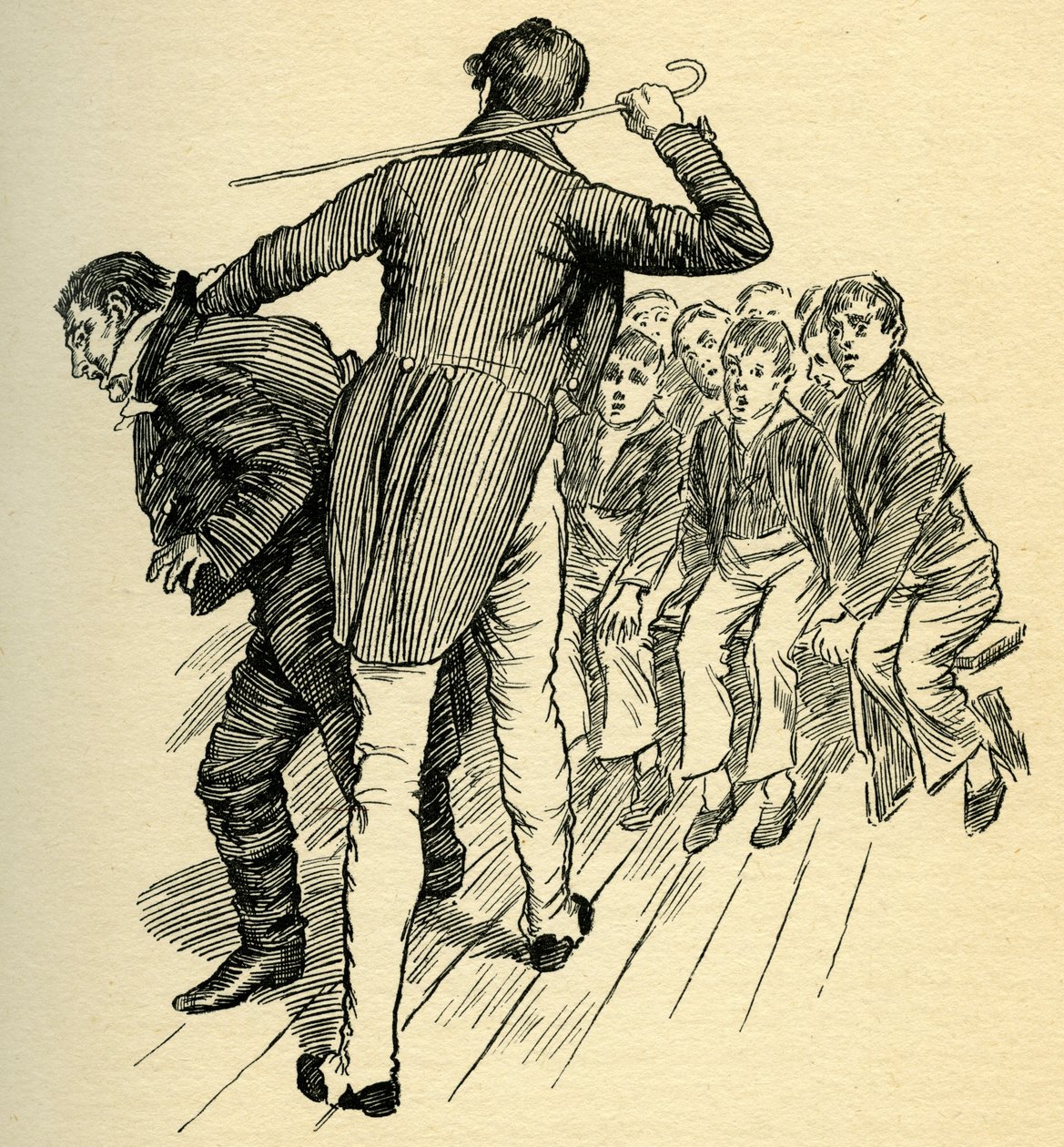 Nicholas Nickleby – Charles Dickens autorstwa Harold Copping