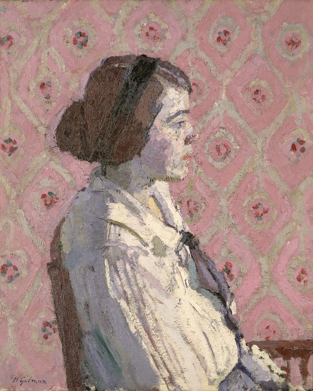 Portret w profilu: Mary L autorstwa Harold Gilman