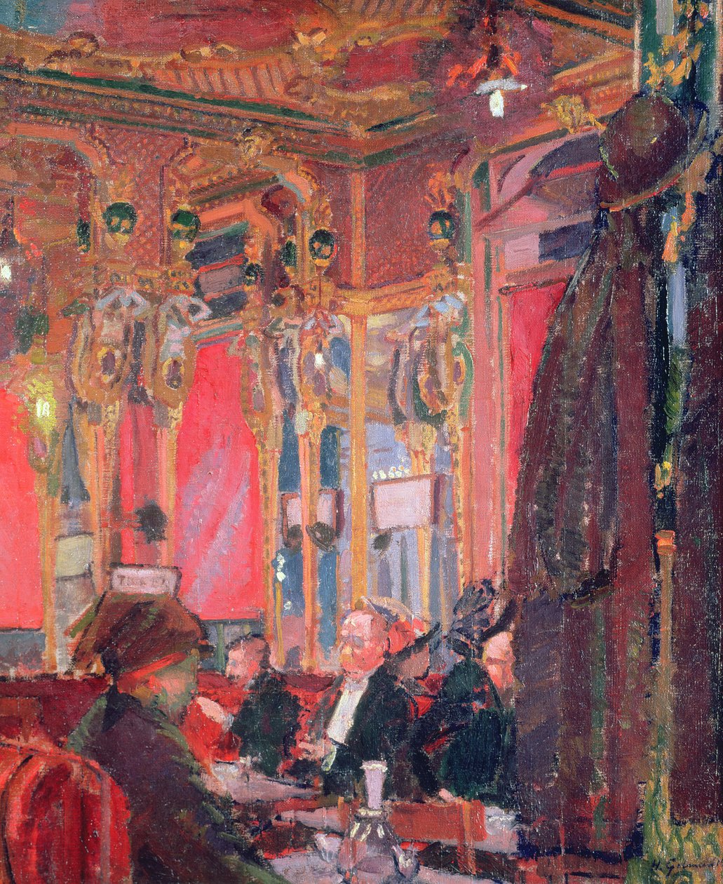 Kawiarnia Królewska, 1912 autorstwa Harold Gilman
