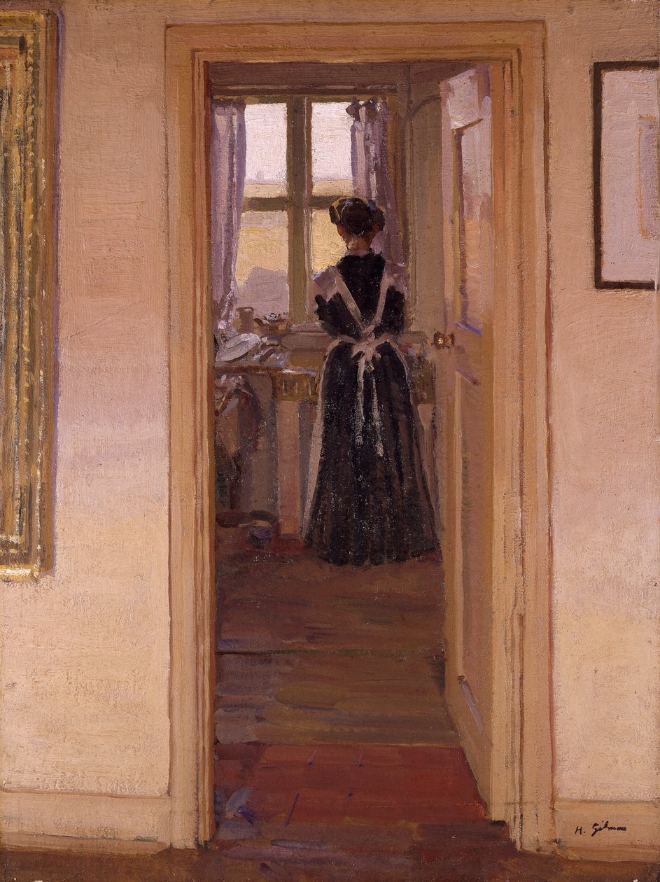 „Kuchnia”, 1908-09 autorstwa Harold Gilman