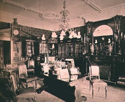 Biblioteka, Wickham Hall, Kent autorstwa Harold Palmer