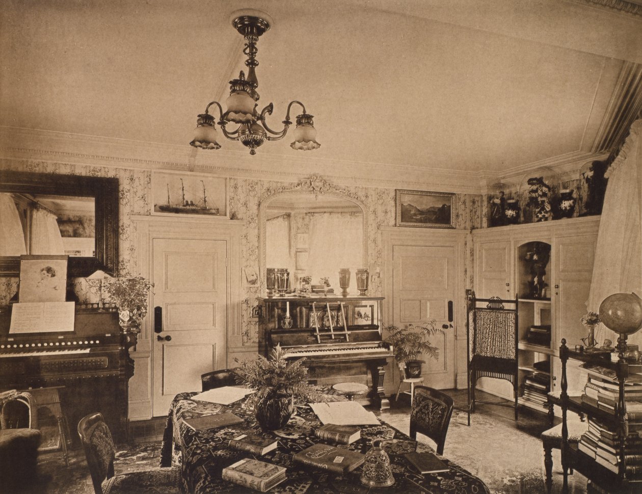 Sala szkolna, Wickham Hall, Kent, 1897 autorstwa Harold Palmer