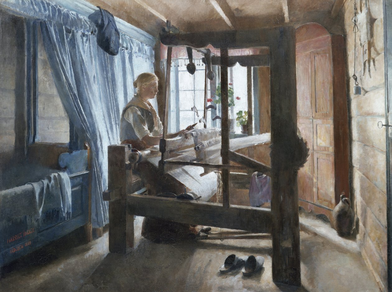 Dom tkacki autorstwa Harriet Backer