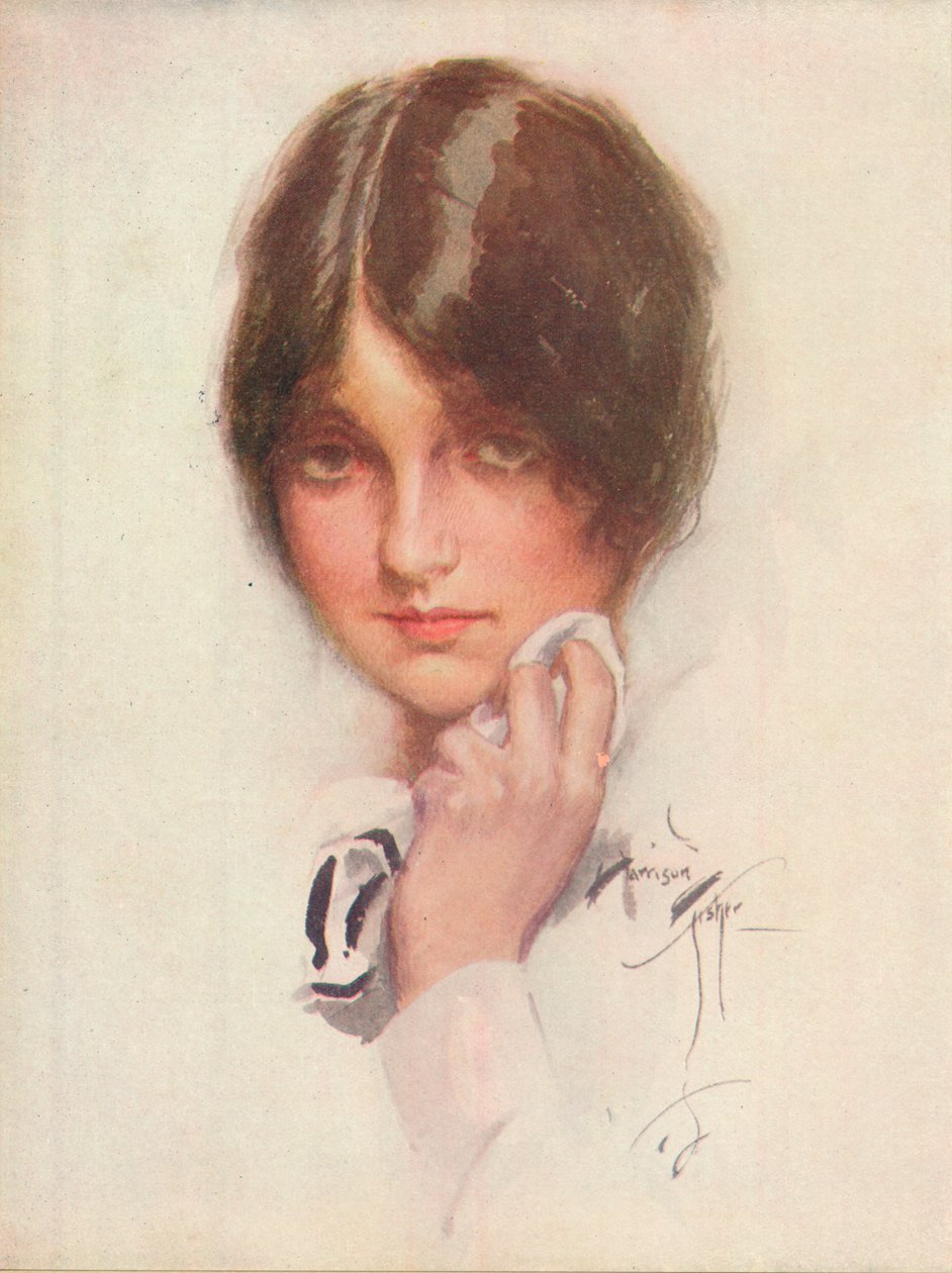 Studium, ok. 1914, 1914 autorstwa Harrison Fisher