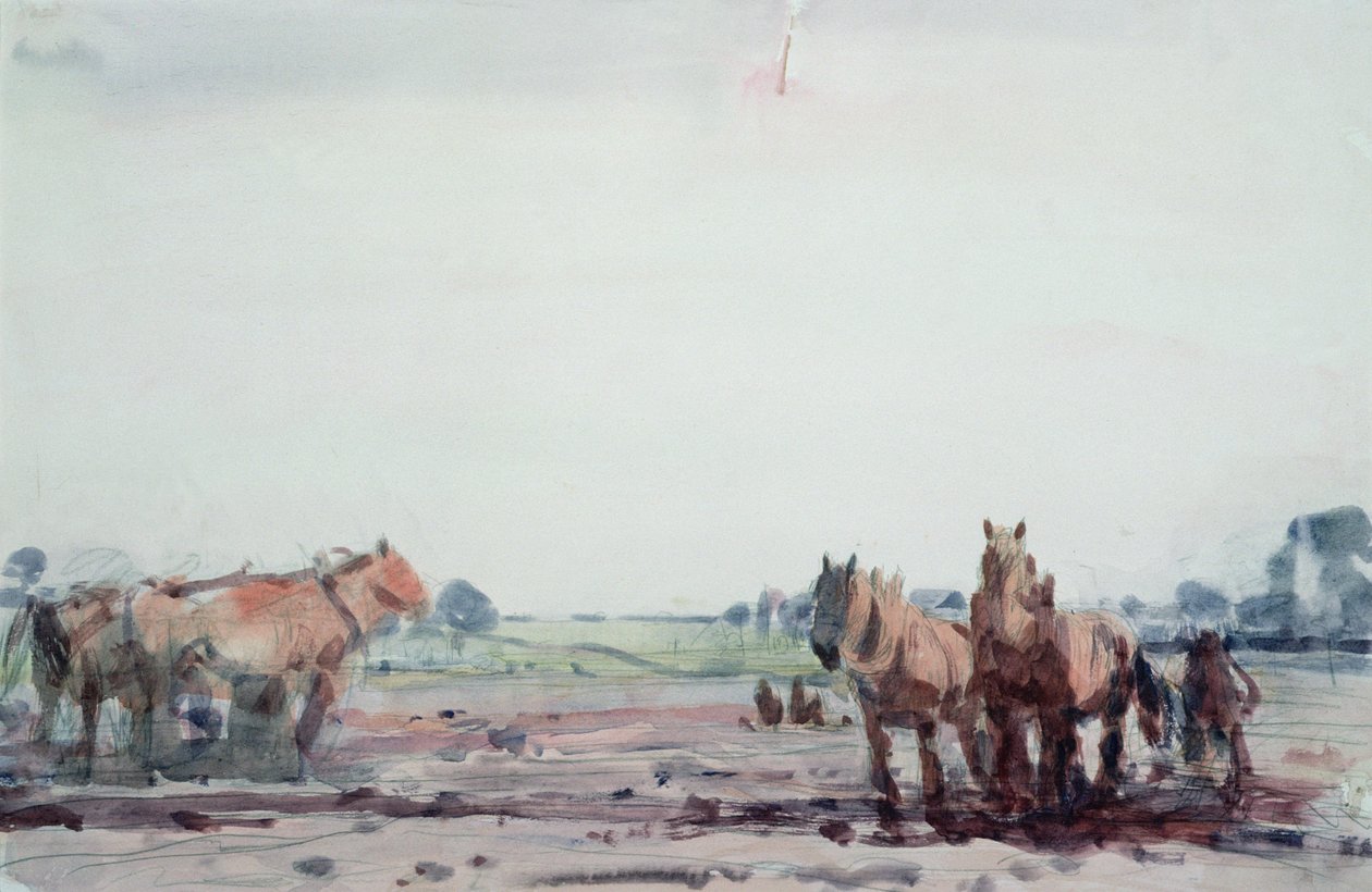 Konie Pługowe autorstwa Harry Becker