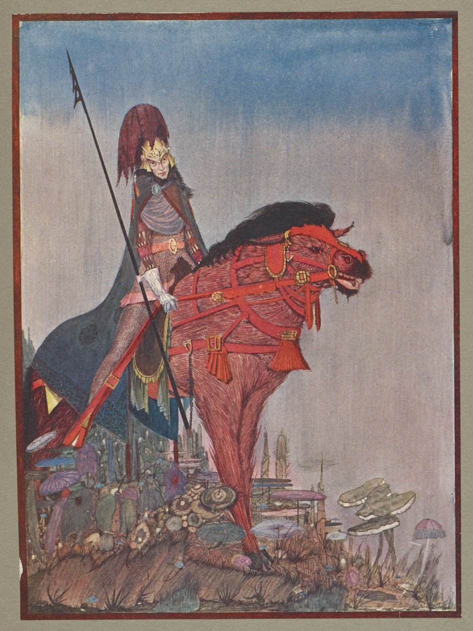Baron Frederick Von Metzengerstein. autorstwa Harry Clarke