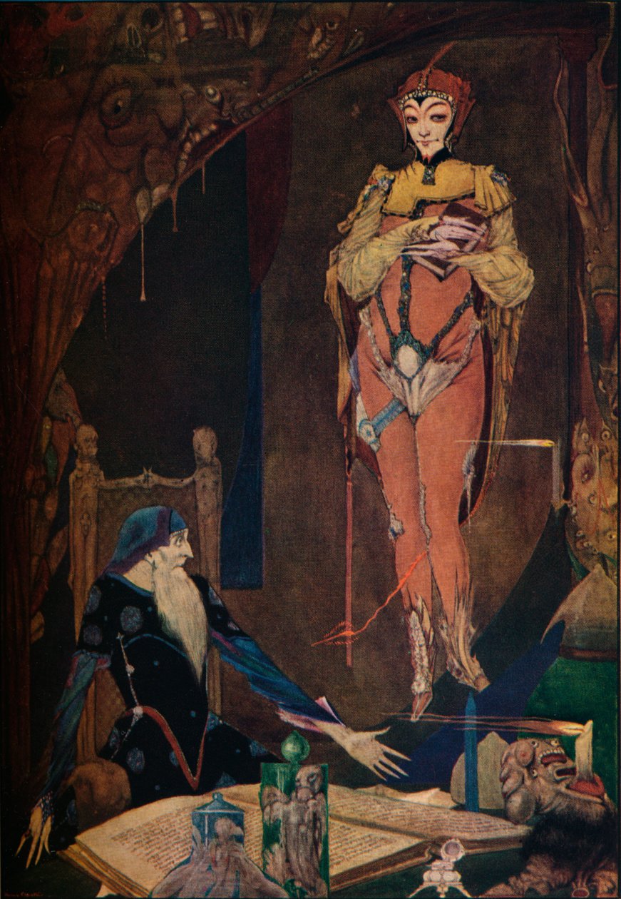 Ilustracja Fausta, 1925 autorstwa Harry Clarke