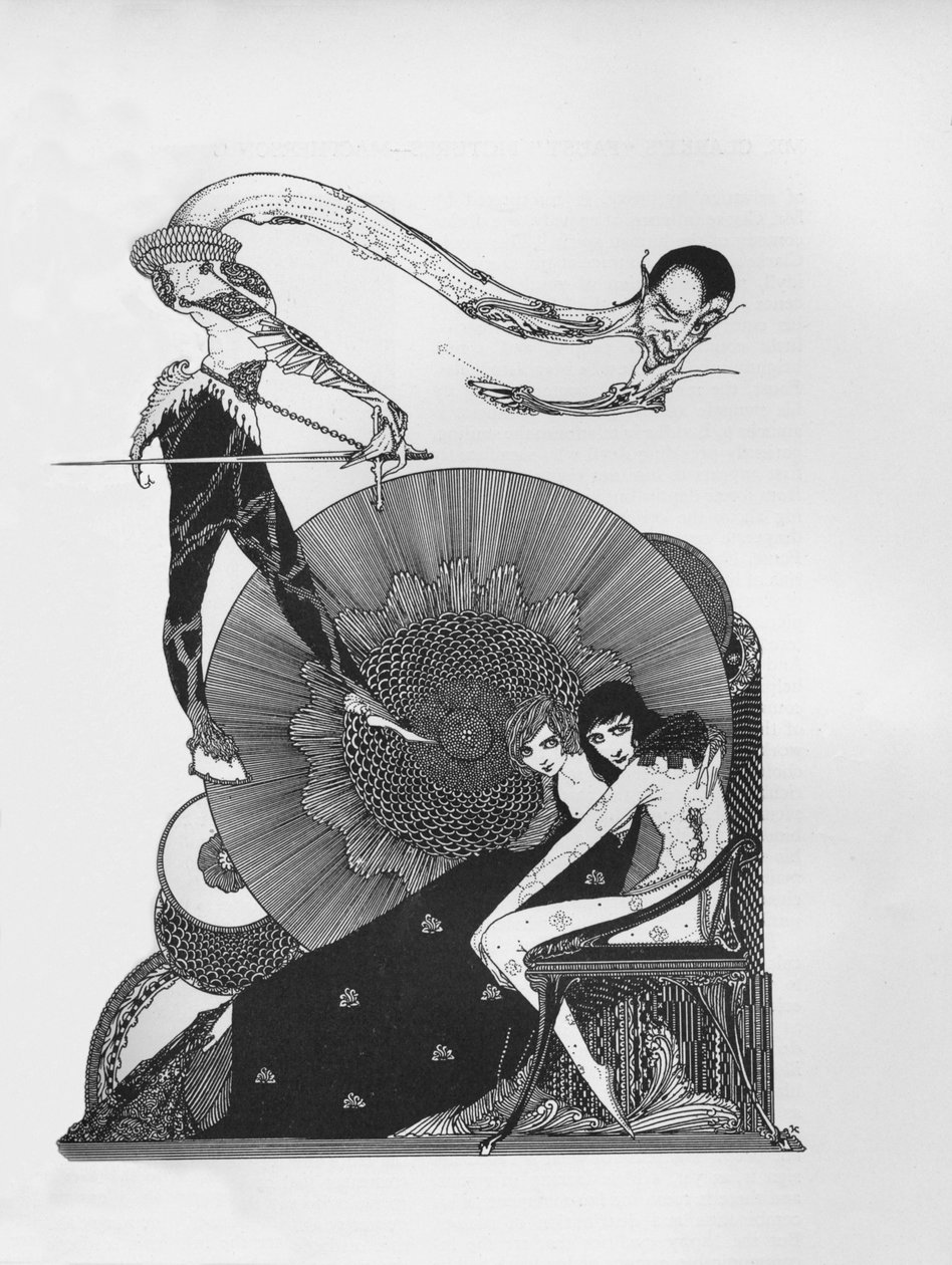 Półtytuł Goethes Faust, 1925 autorstwa Harry Clarke