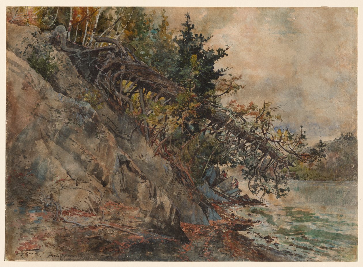 Jezioro Memphremagog, ok. 1930 r. 1880. autorstwa Harry Fenn