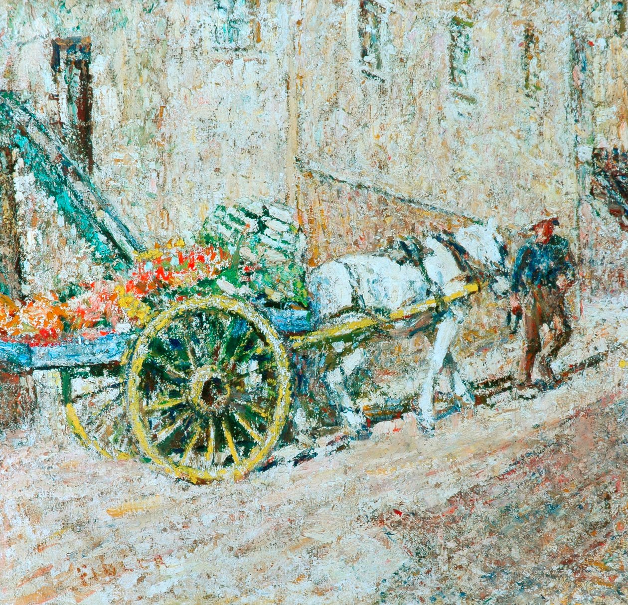 Wózek z owocami autorstwa Harry Fidler