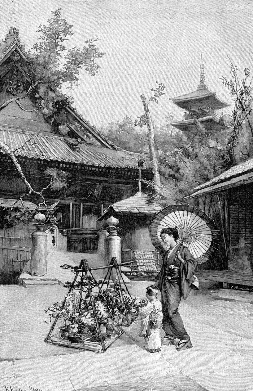 Ogród w Tokio autorstwa Harry Humphrey Moore