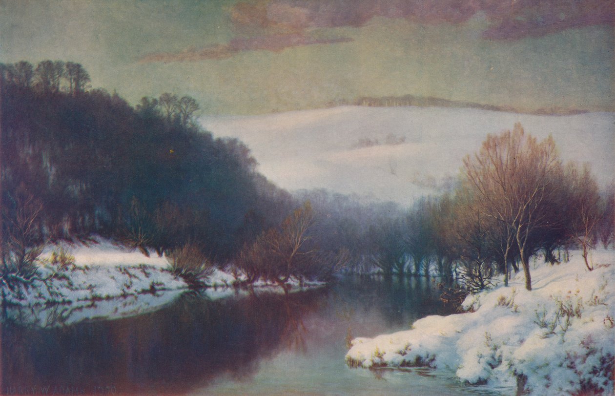 Zimowy sen, 1900, c1900 autorstwa Harry William Adams