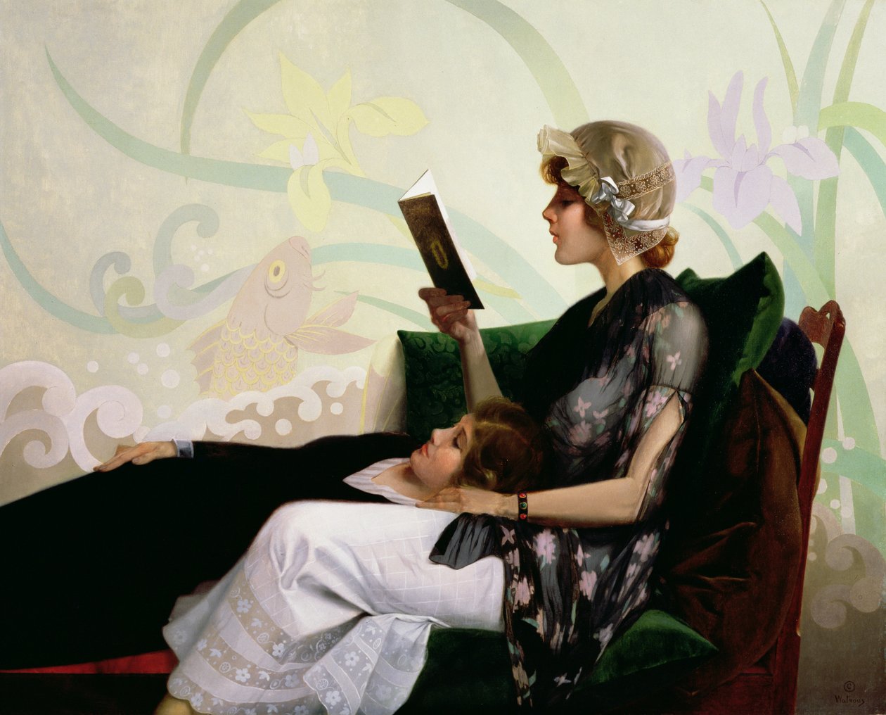 Tylko para dziewczyn, 1915 autorstwa Harry Wilson Watrous