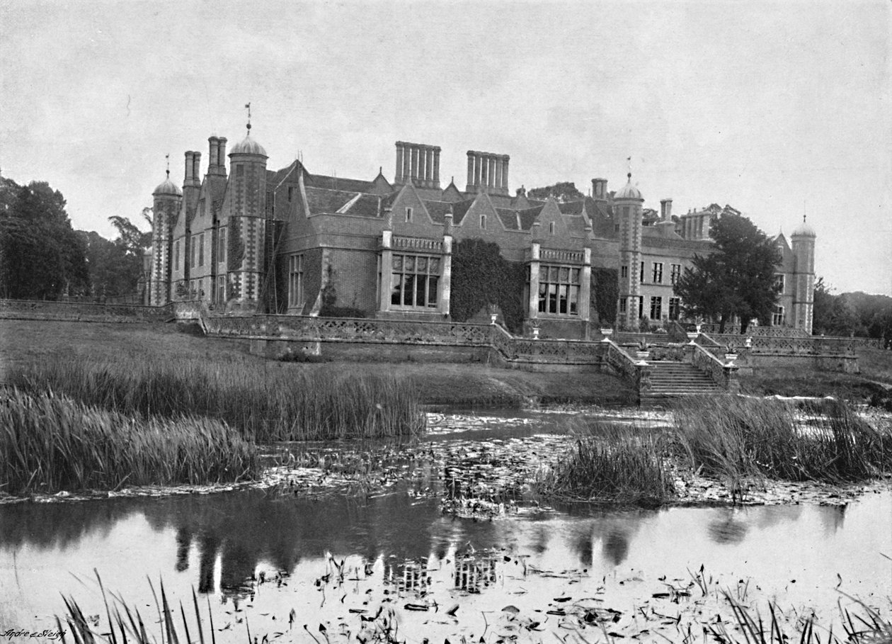 Sala Charlecote, ok. 1896 r. autorstwa Harvey Barton