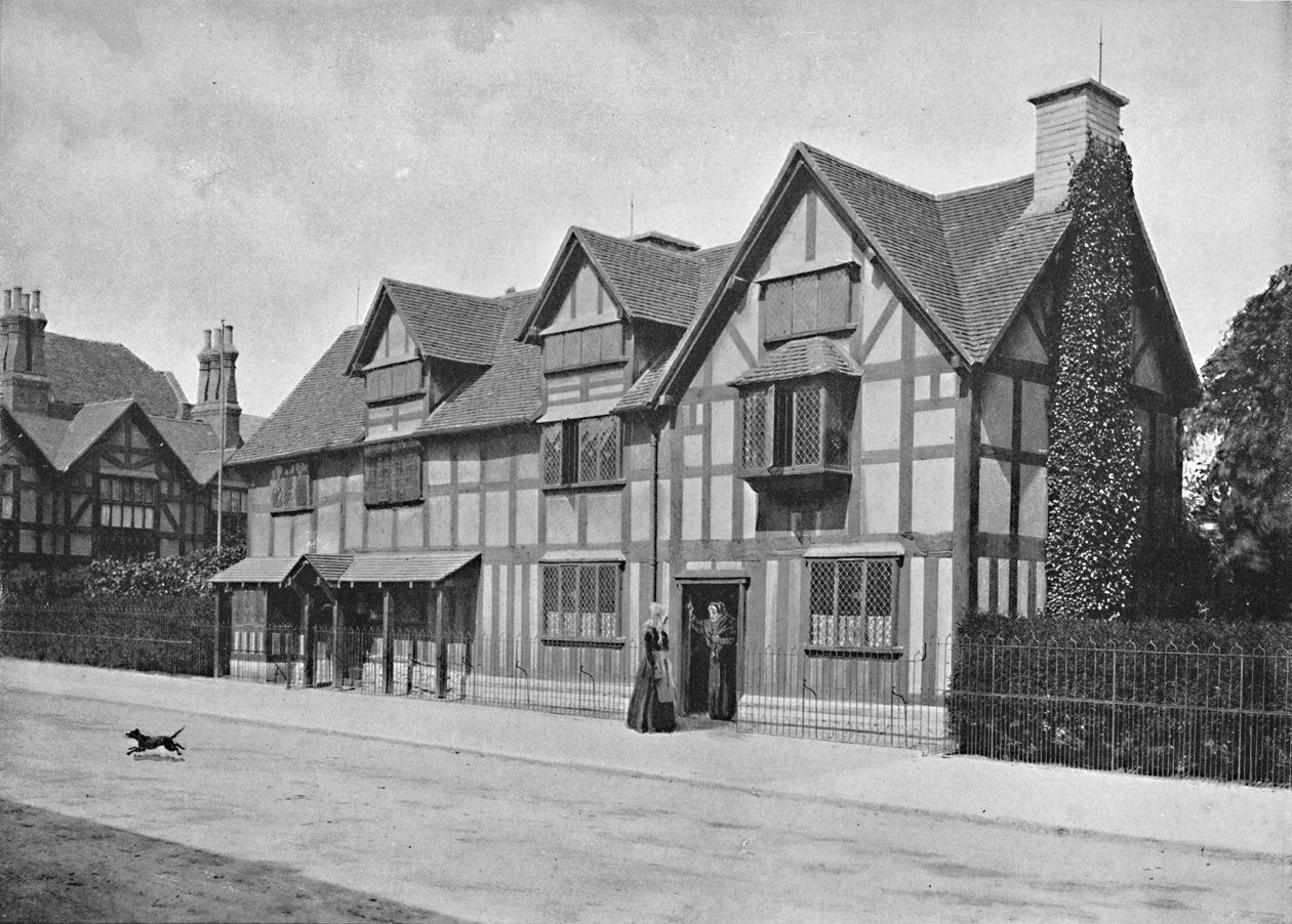 Dom Szekspira, Stratford-On-Avon, c1896 autorstwa Harvey Barton