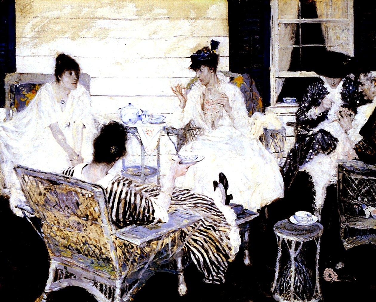 Herbaciane przyjęcie autorstwa Harvey T. Dunn