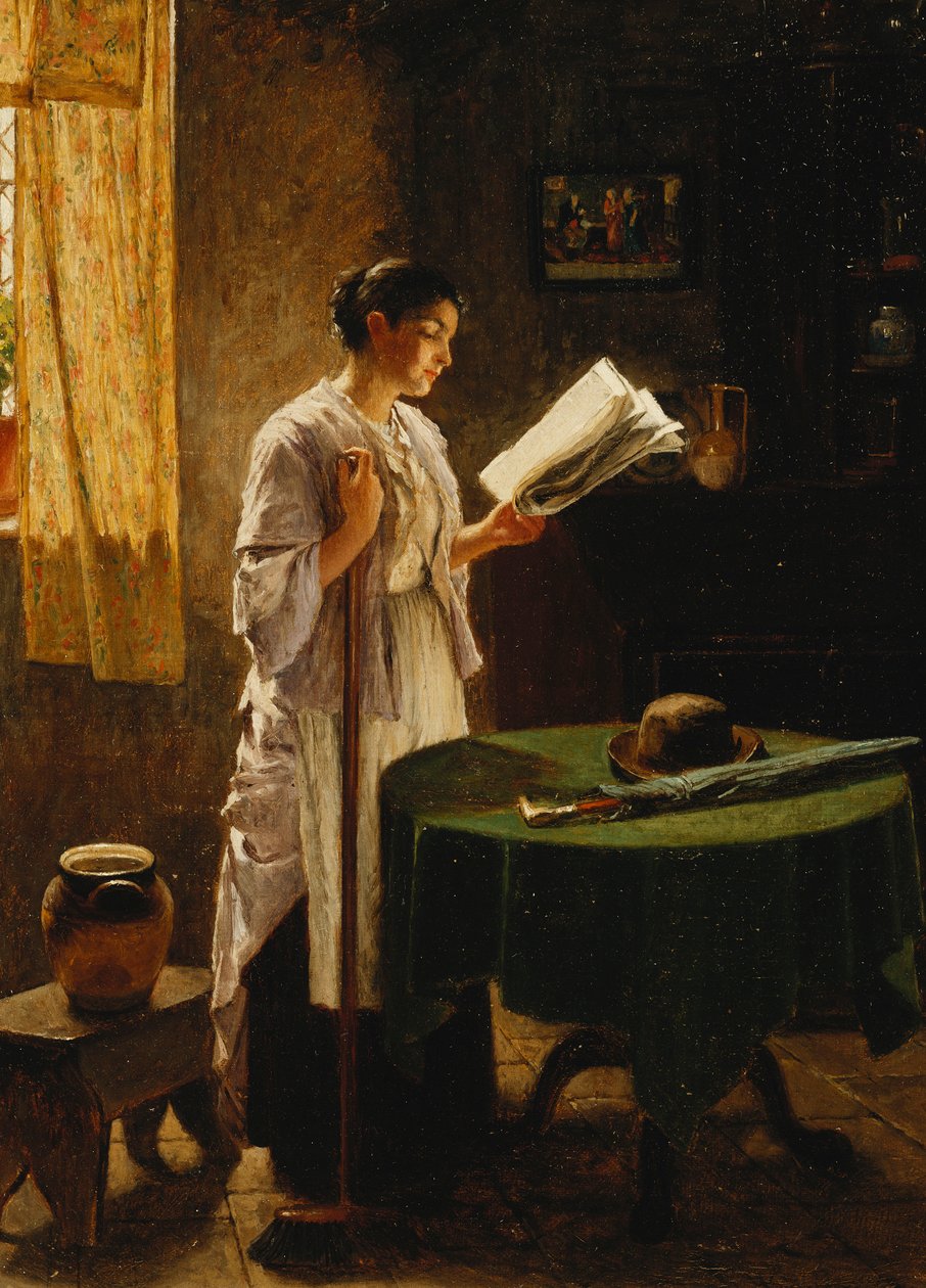 Poranna gazeta, 1869 autorstwa Haynes King