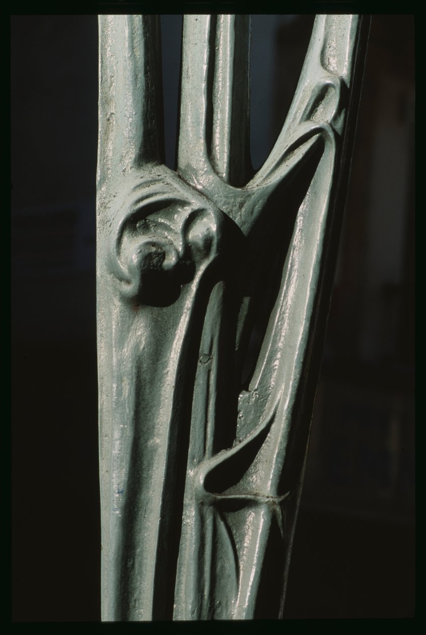 Wejście do Stacji Metropolitalnej, detal (żelazo) autorstwa Hector Guimard
