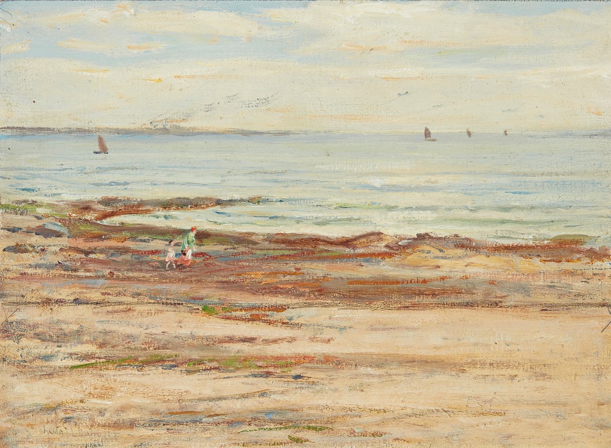 Largo Shore (olej na płótnie) autorstwa Hector Chalmers