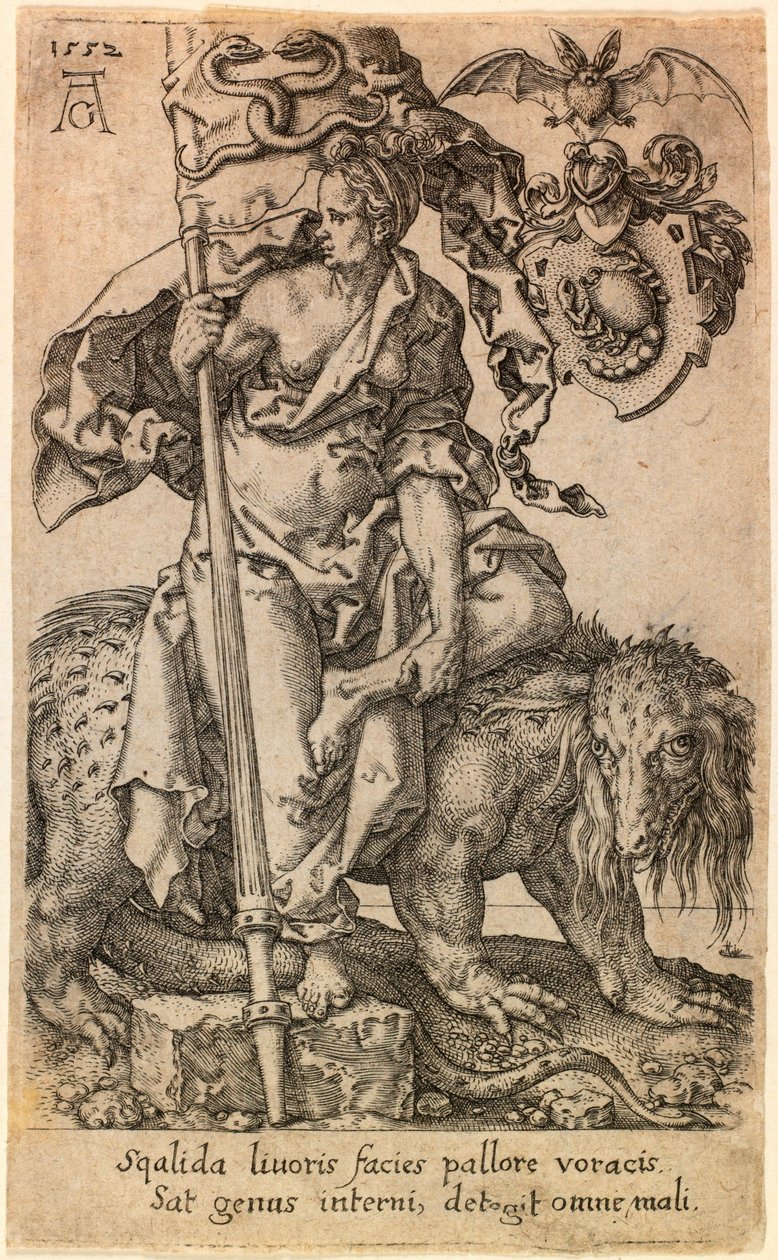 Zazdrość autorstwa Heinrich Aldegrever