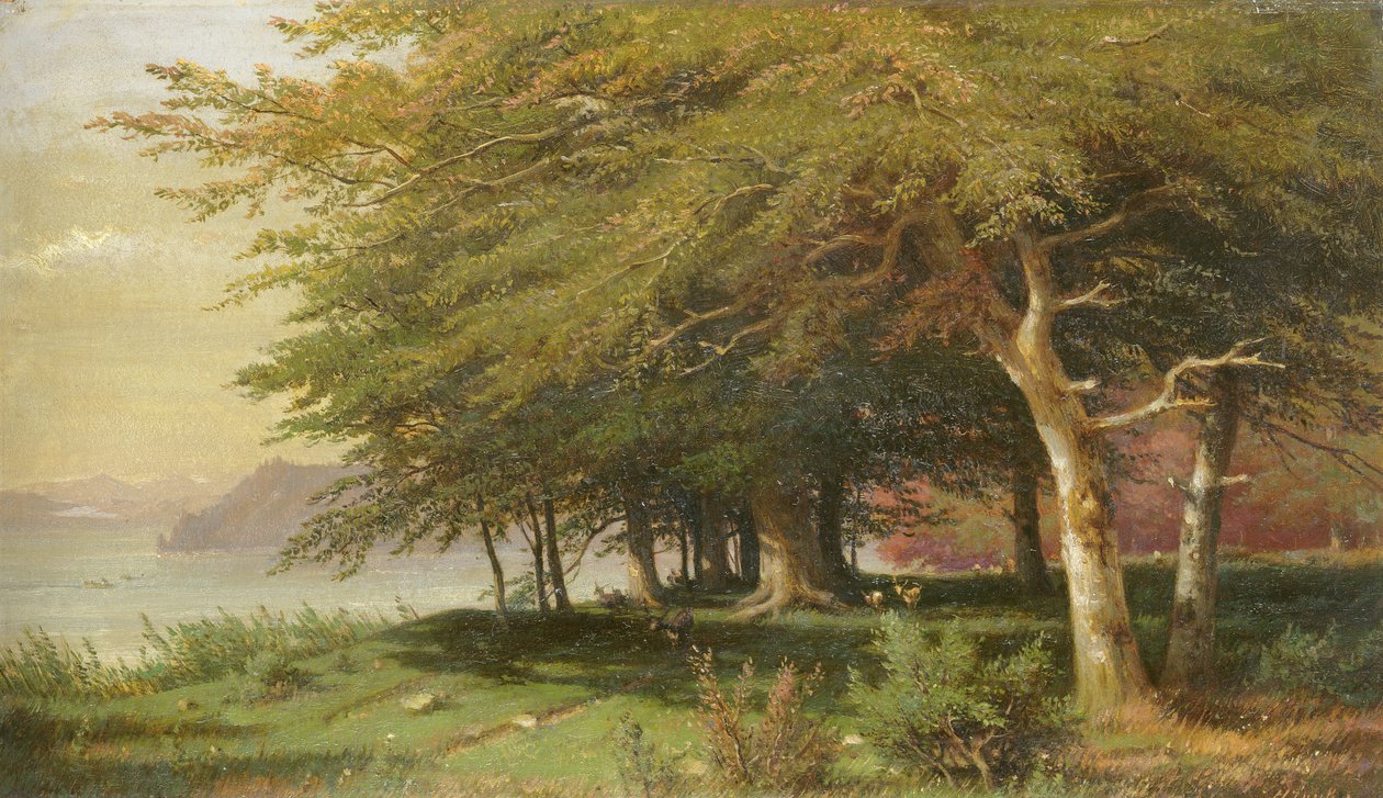 Nad Chiemsee, 1842 autorstwa Heinrich Funk