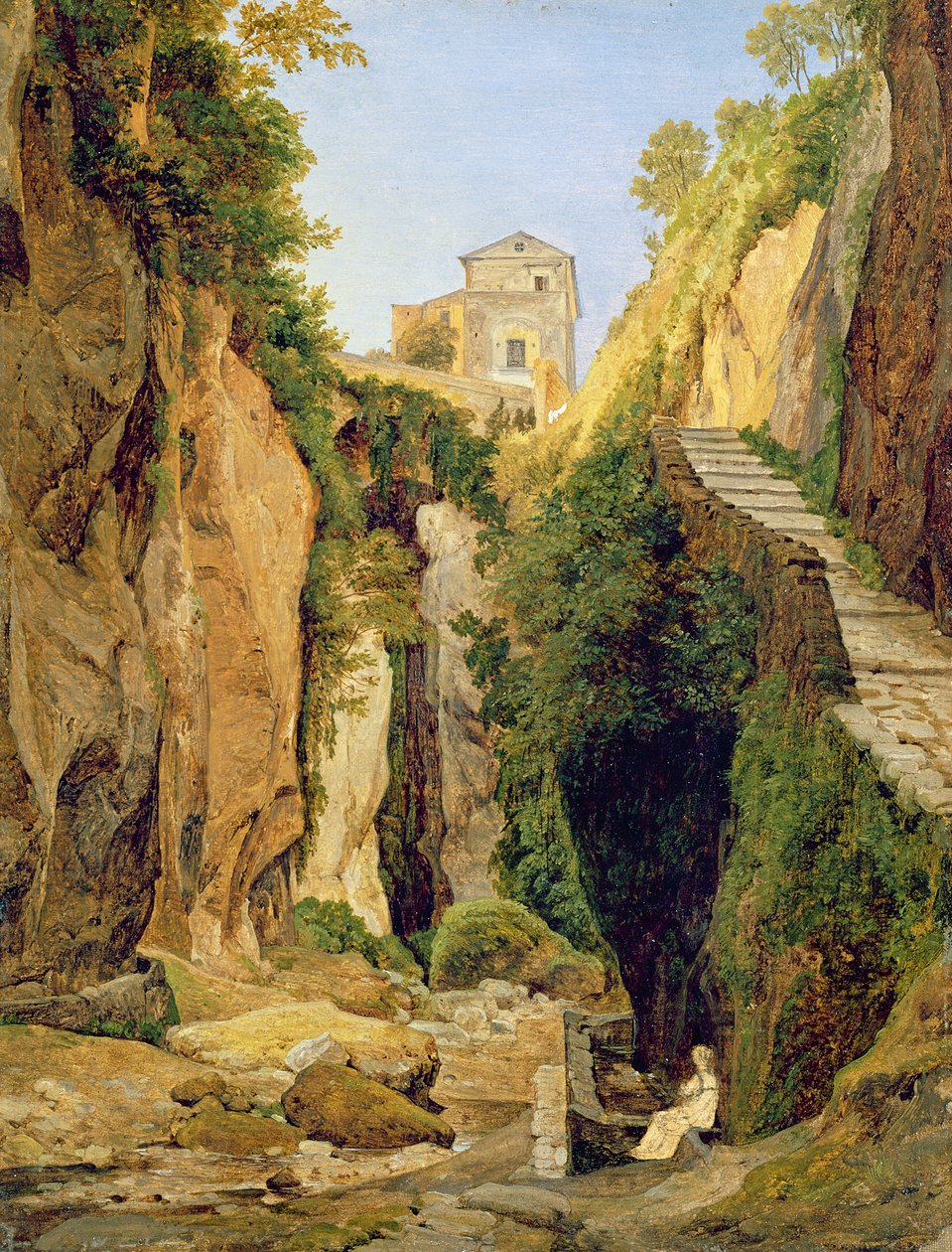 په سورینټو کې ریوین، 1823 (په کینوس کې په کاغذ باندې تیل) پولی autorstwa Heinrich Reinhold