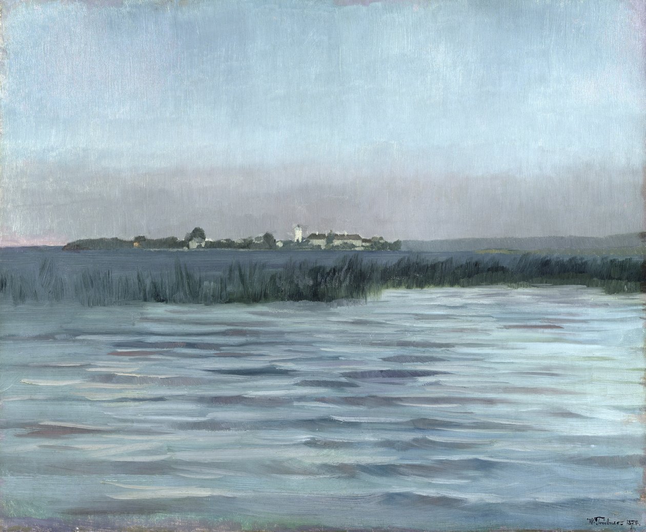 Chiemsee, 1874 autorstwa Heinrich Wilhelm Truebner