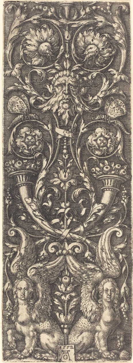 Wysokie owoce z ozdobami autorstwa Heinrich Aldegrever