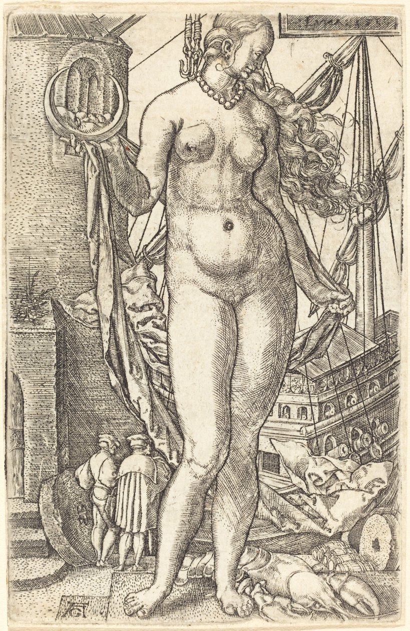 Luna autorstwa Heinrich Aldegrever
