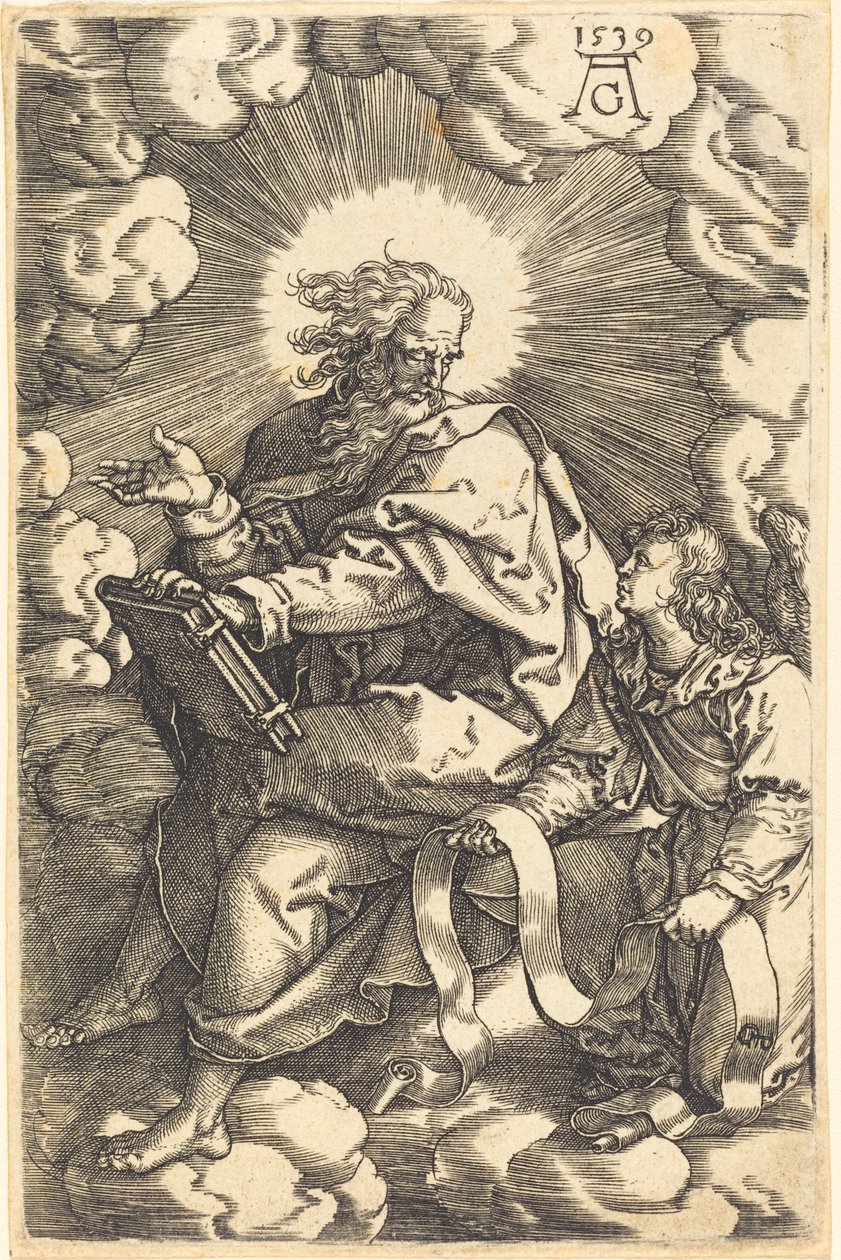 Mateusza, 1539. autorstwa Heinrich Aldegrever