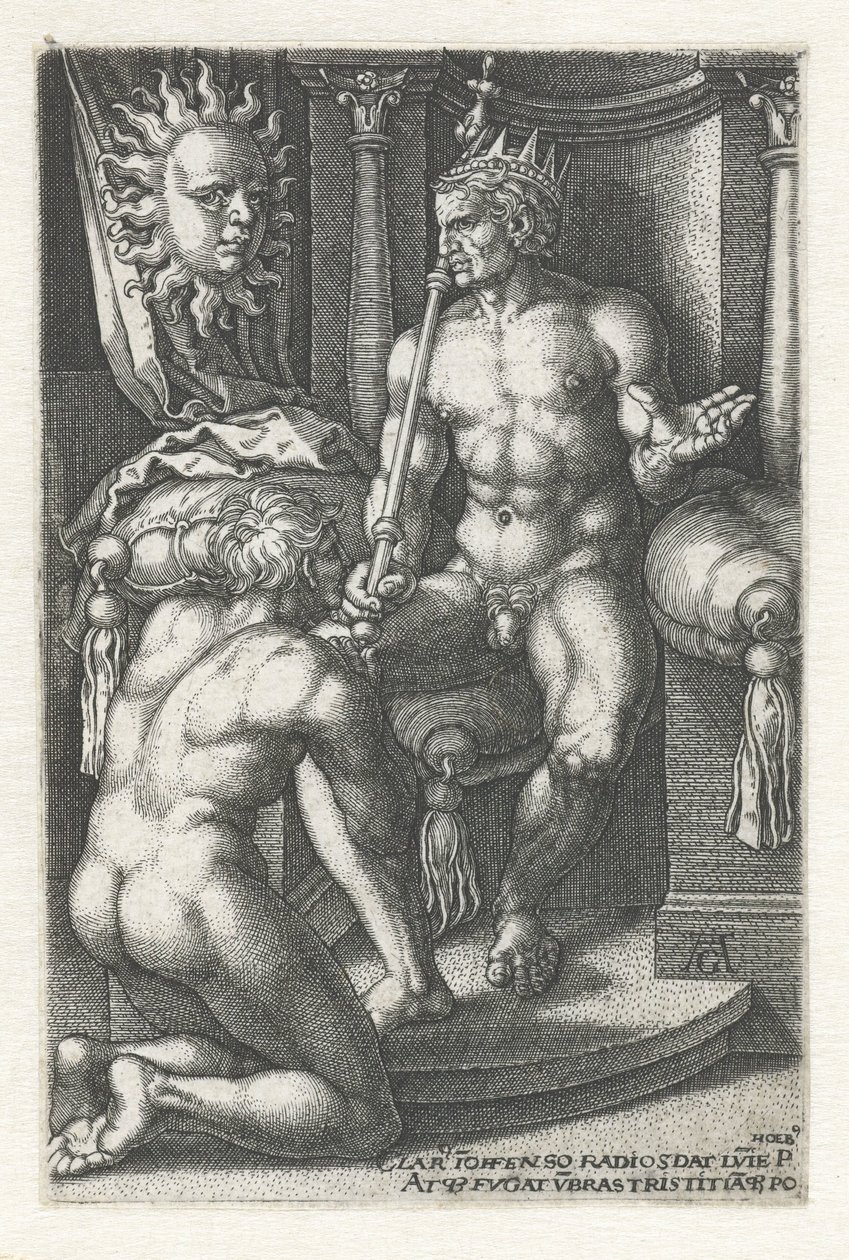 Sol Apollo Siedem planet (tytuł serii) autorstwa Heinrich Aldegrever